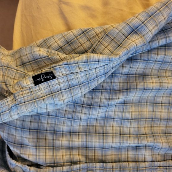 Sean John L/S Plaid Shirt (M) - Picture 4 of 6
